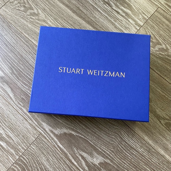 Stuart Weitzman Nudistcurve 100 Sandal in Platino Gold Size 7.5 - Picture 4 of 8